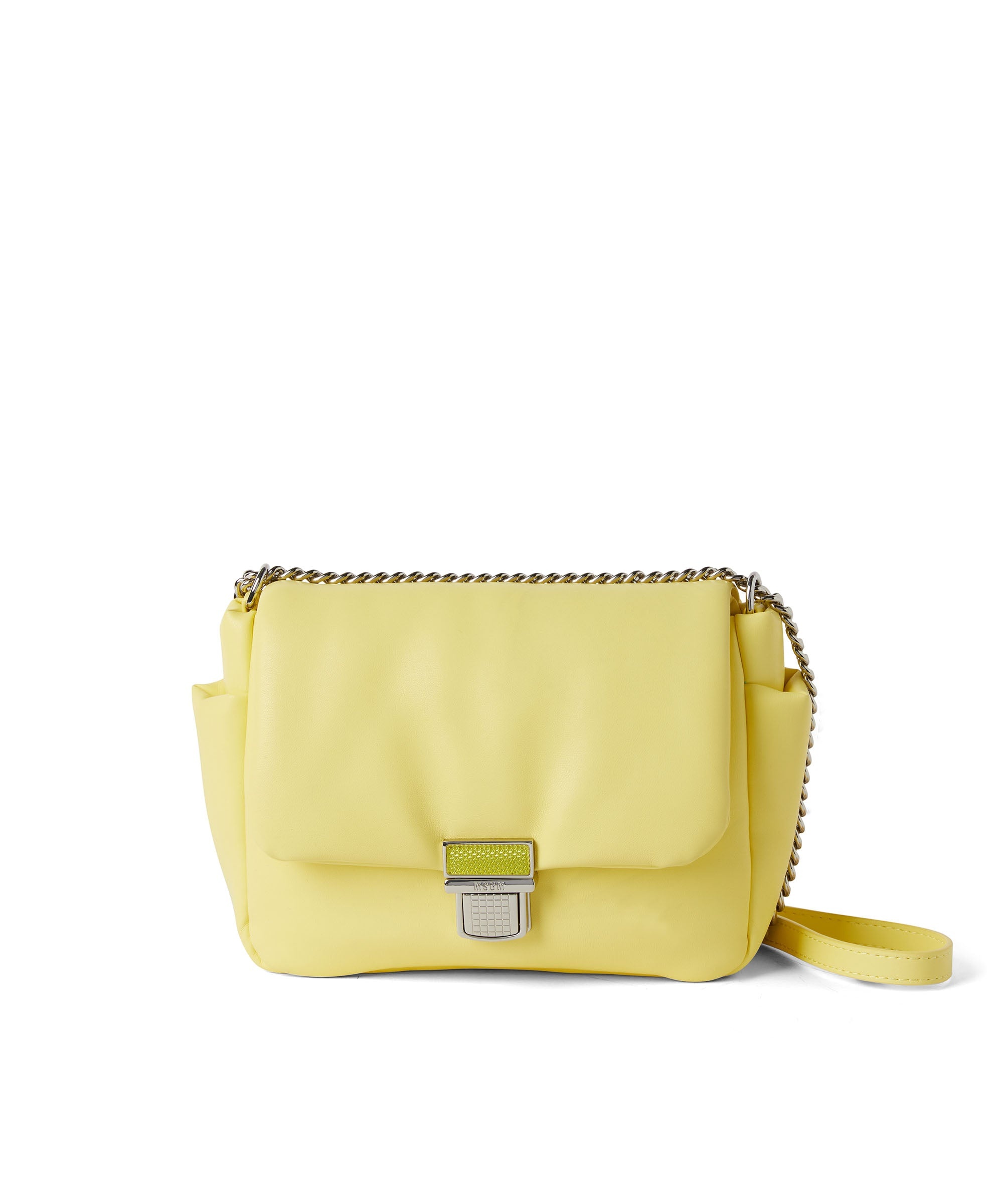 Puffer handbag with snap - 1