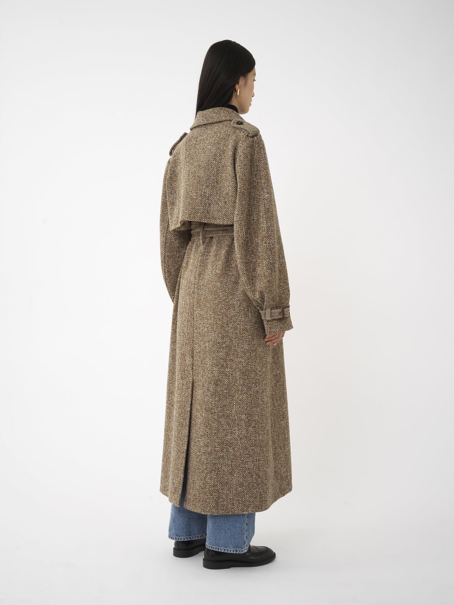 BELTED TRENCH COAT - 5