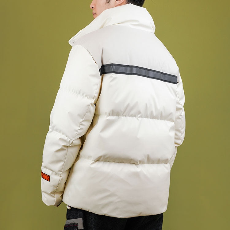 New Balance Winter Windproof Outdoor Down Jacket 'White Black' NPA44013-IV - 4
