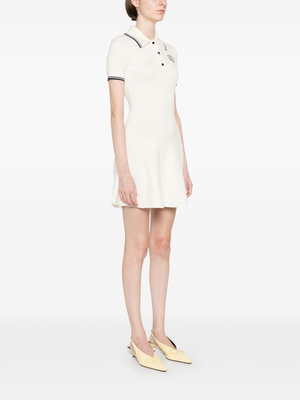 knitted mini dress - 3