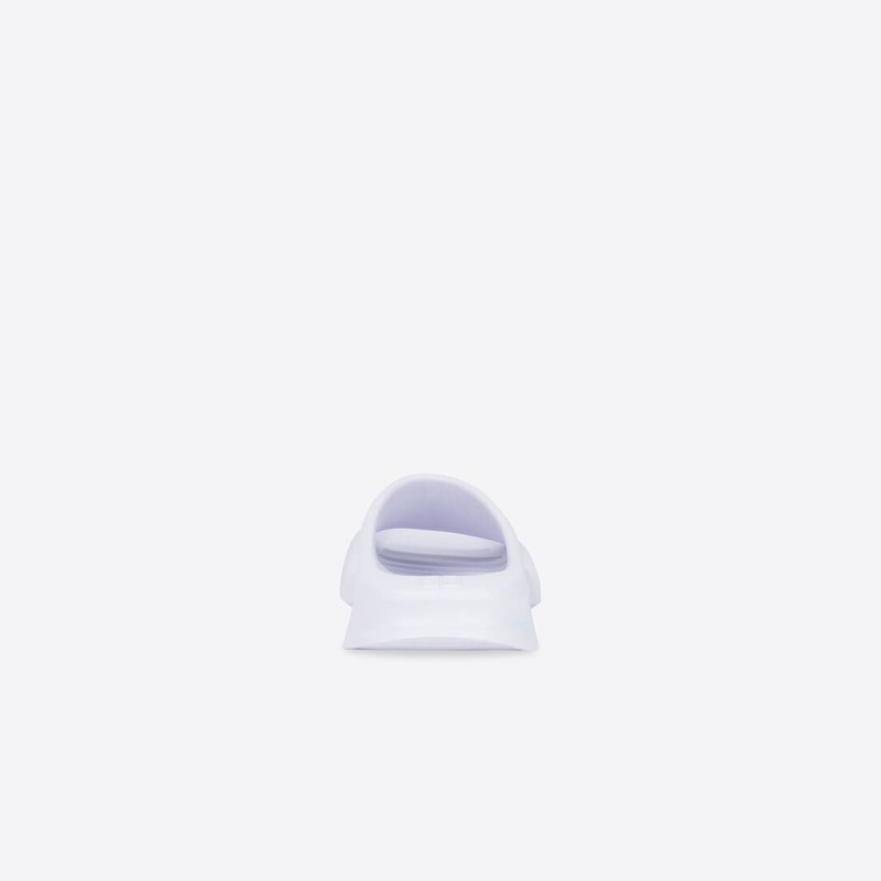 BALENCIAGA Women's Mold Slide Sandal in White outlook