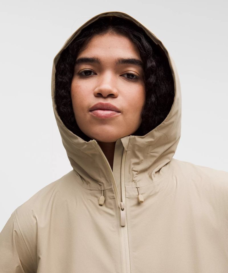 Lightweight Cinch-Waist Rain Coat 3