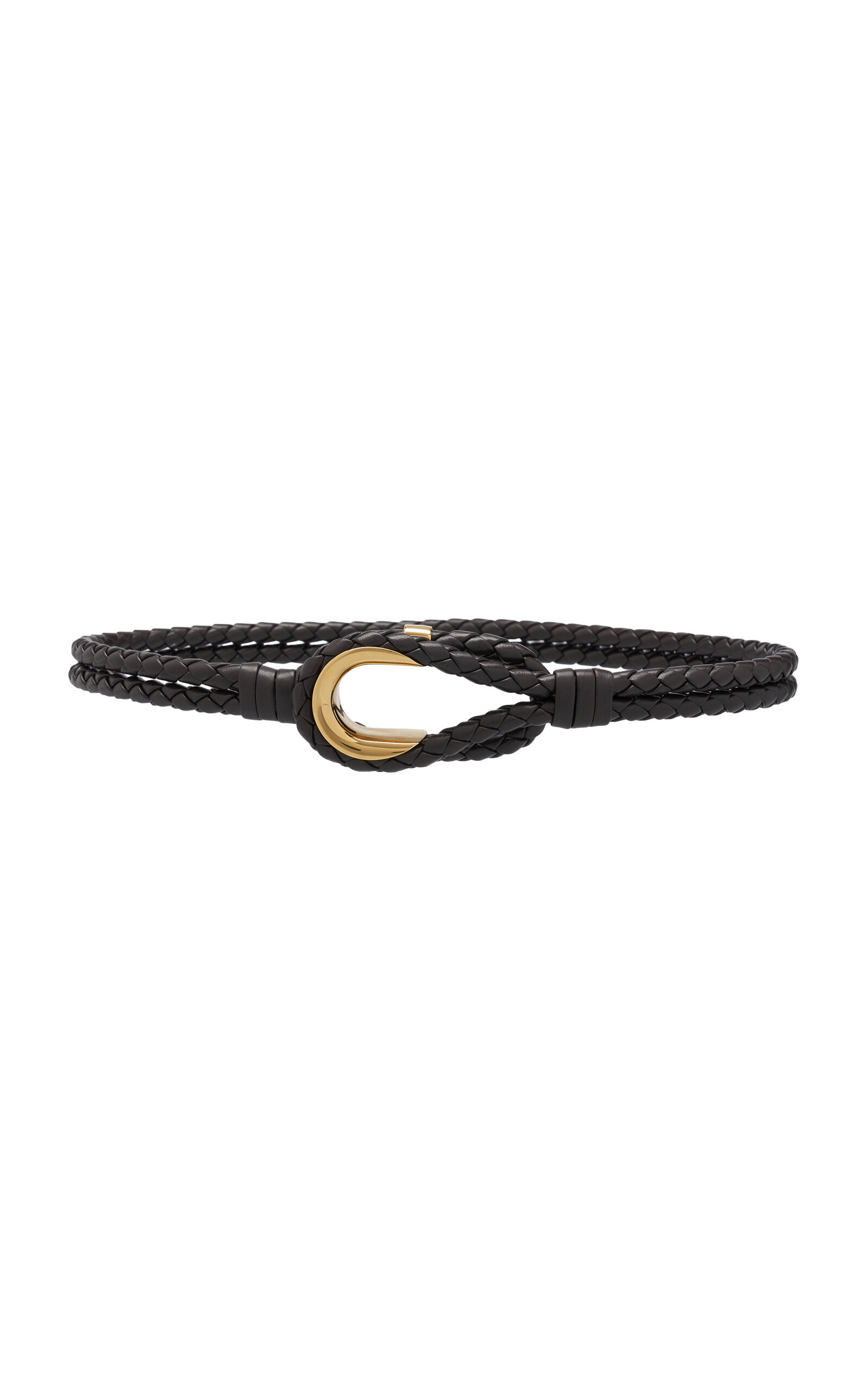 Intreccio Leather Belt brown - 1