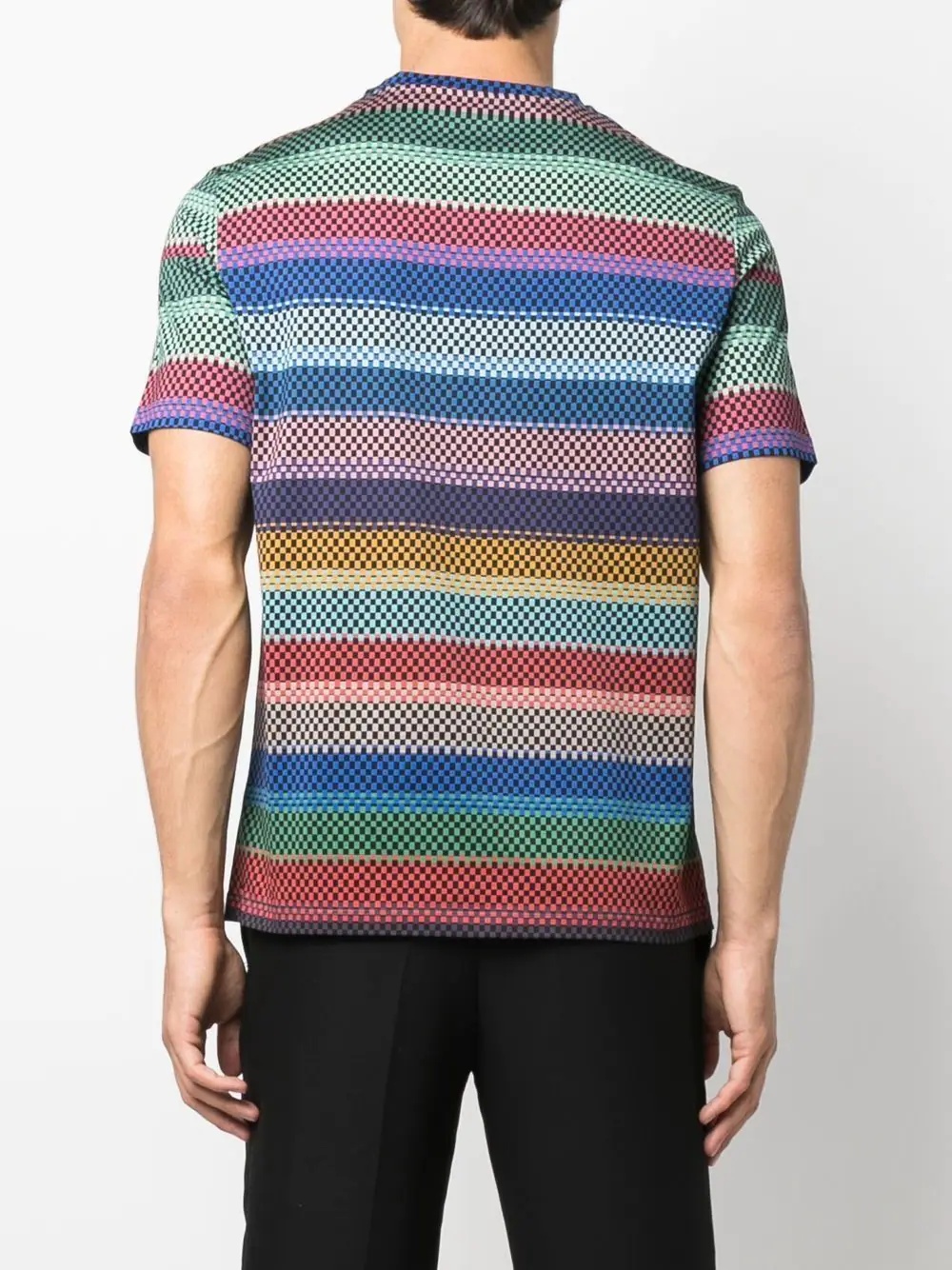 horizontal-stripe cotton T-shirt - 4