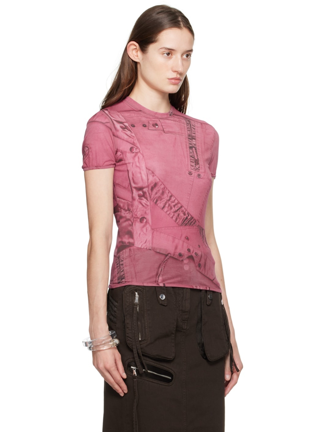 Pink Printed T-Shirt - 2