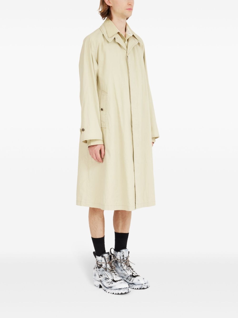 layered trench coat - 3