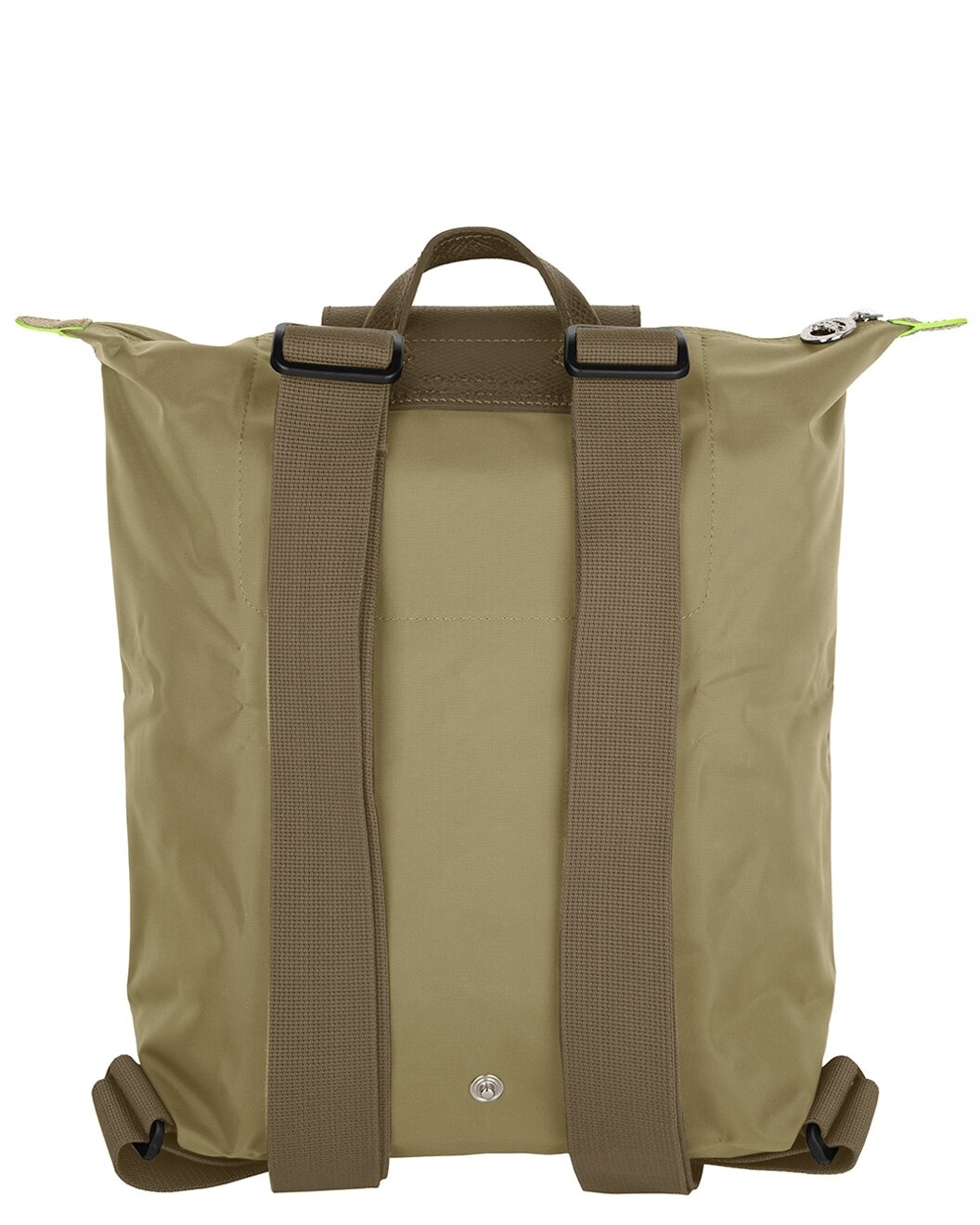 Longchamp Le Pliage Green Medium Canvas Backpack - 2