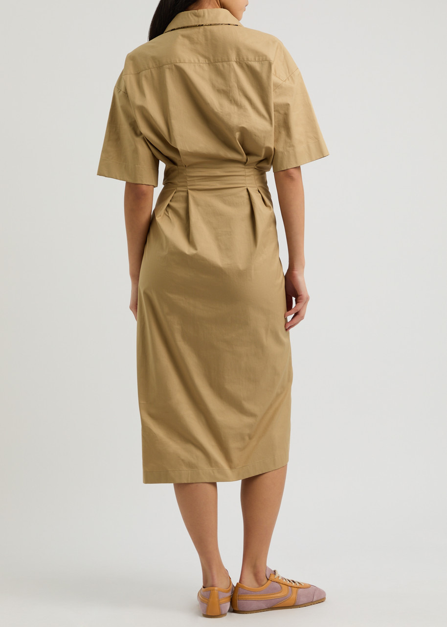 Dries Van Noten Delicky Cotton-poplin Midi Dress - 3