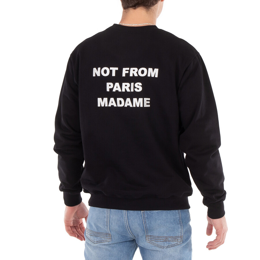 Drole De Monsieur Men's Black Slogan Le Sweatshirt - 6