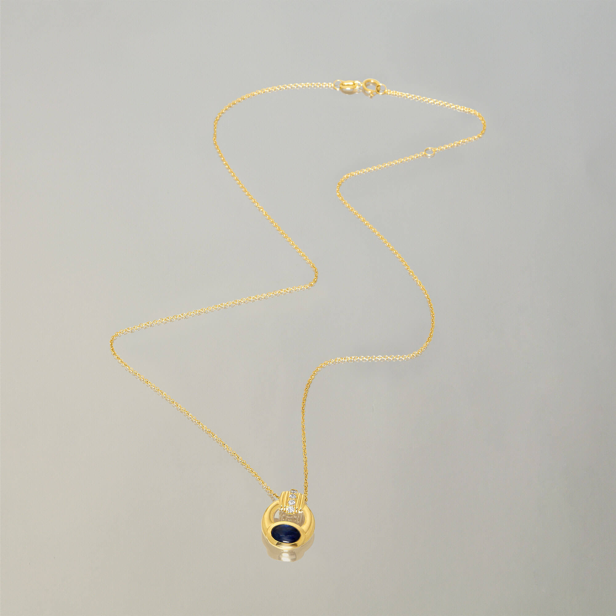 Le Bleu Bijoux Door Knocker Necklace - 4