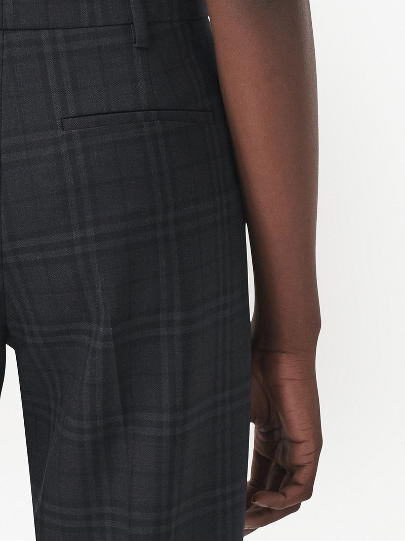 check wool tailored trousers 5