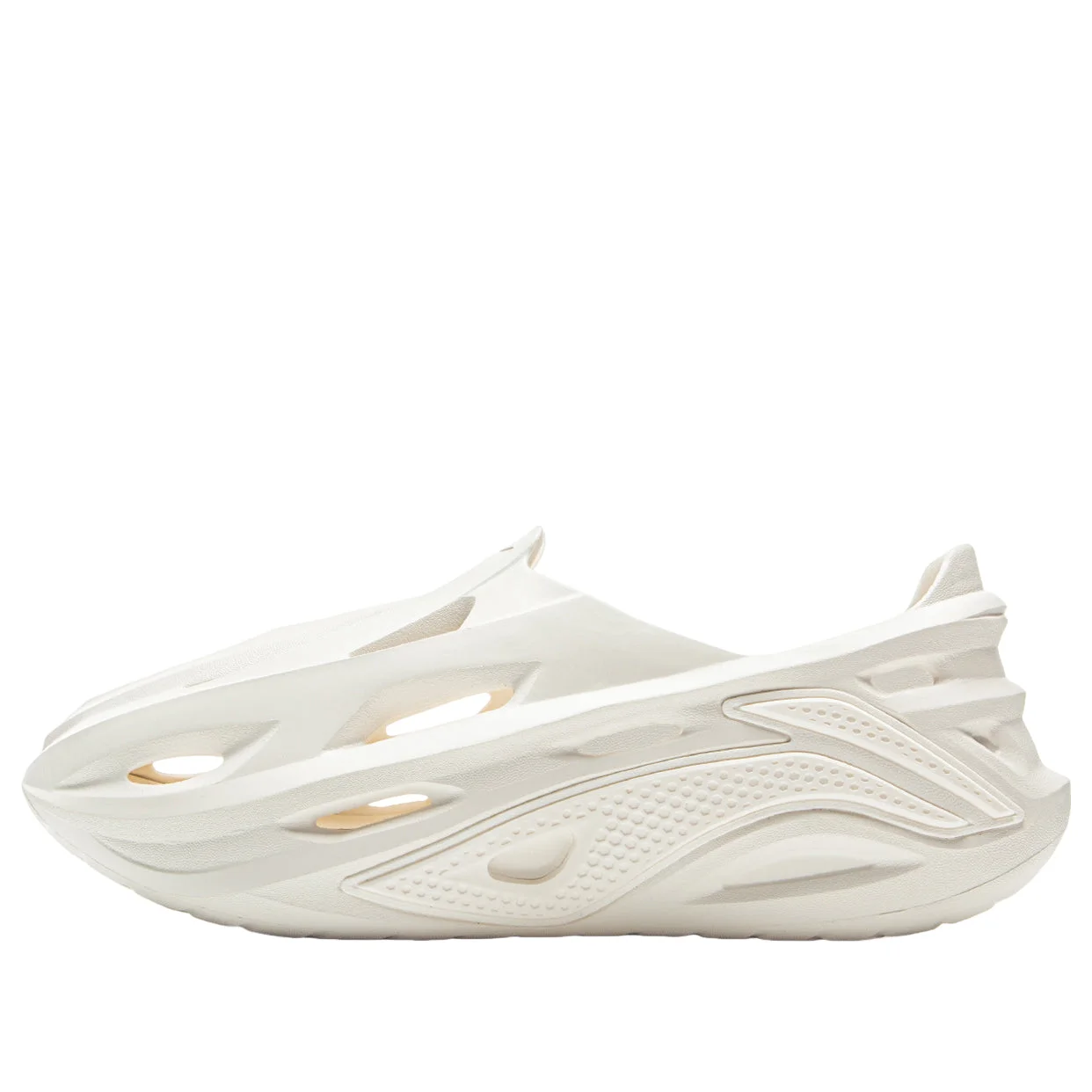 Li-Ning Bad Five Dunker Croc Courtside Slides 'Standard White' ABTV005-3 - 1