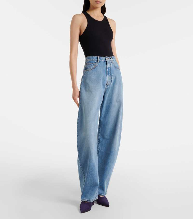 Alaïa Cube suede wedge slingback pumps outlook