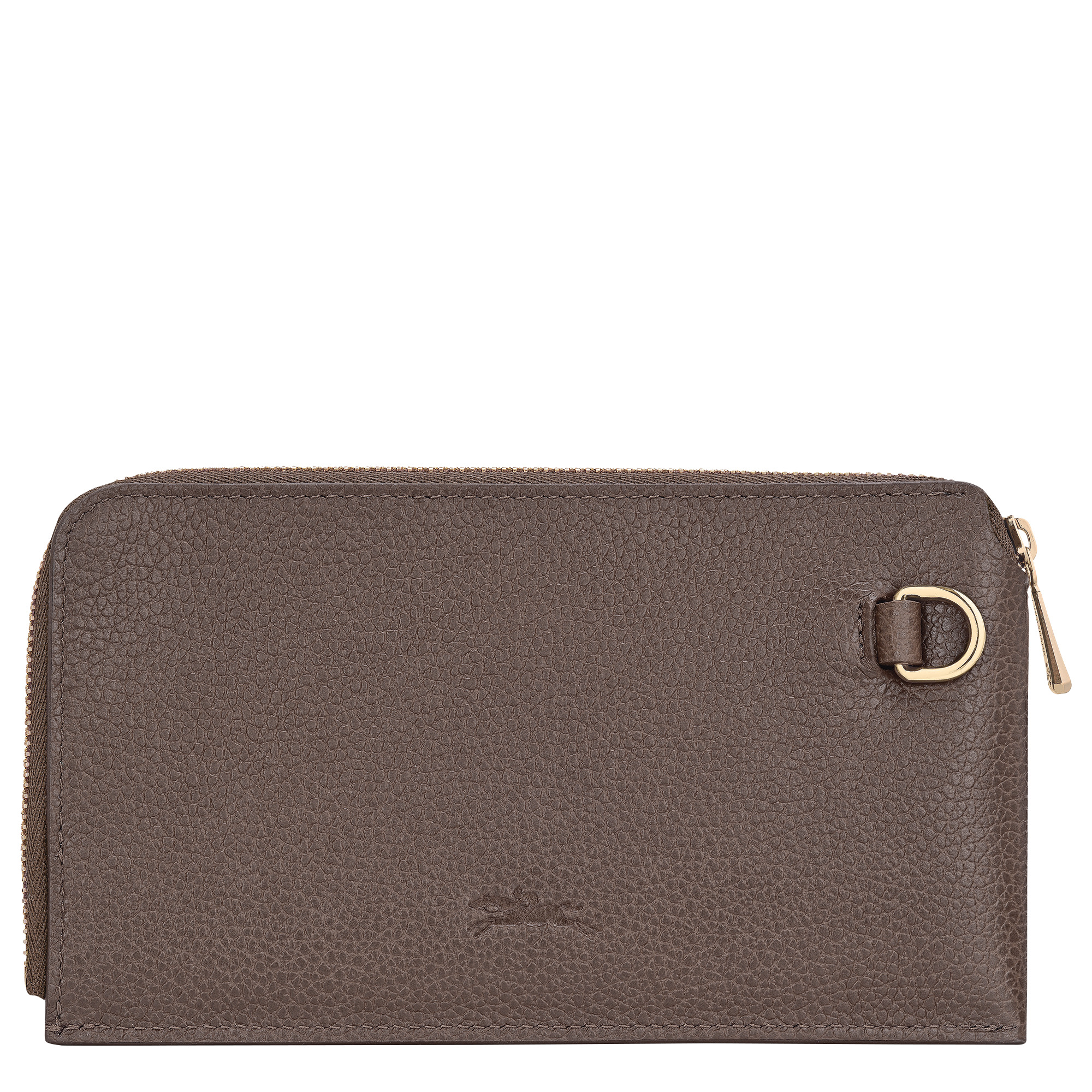 Le Foulonné Pouch Taupe - Leather - 2