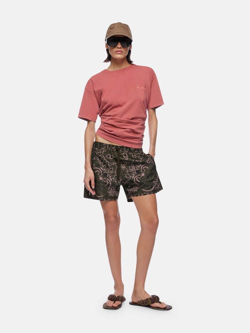 THE ATTICO FADED TERRACOTTA T-SHIRT outlook
