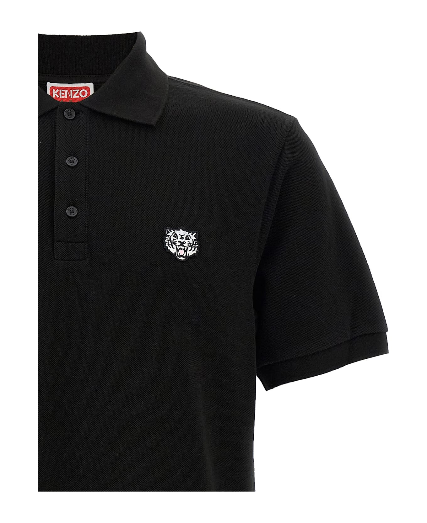 'kenzo Happy Tiger' Polo Shirt - 3