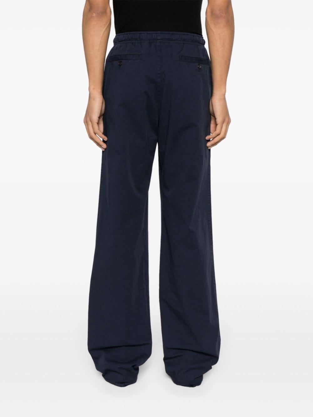 mid-rise straight-leg trousers - 4