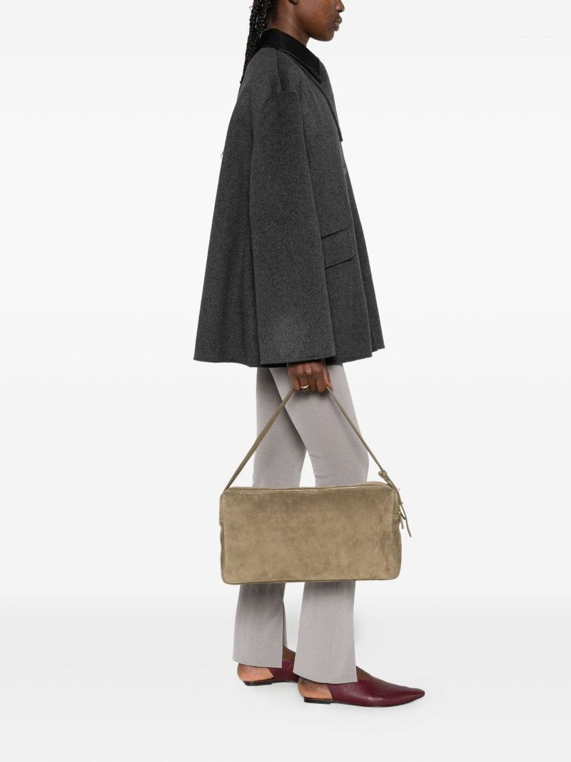 Elleme large Trousse suede zip-fastening shoulder bag outlook