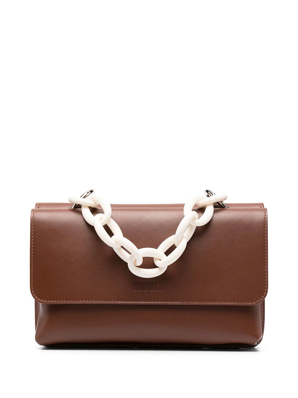 chain-link detail shoulder bag - 1