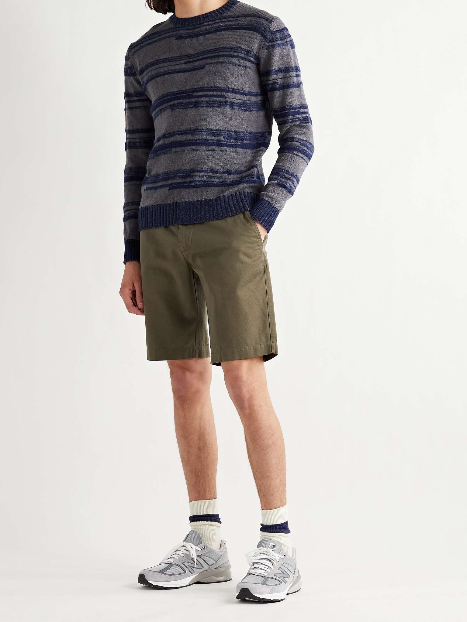 Cotton-Gabardine Bermuda Shorts - 2