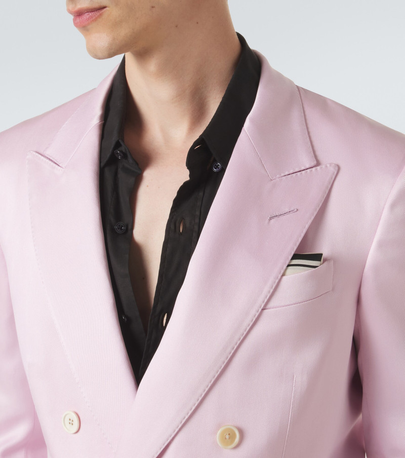 TOM FORD Printed silk pocket square outlook
