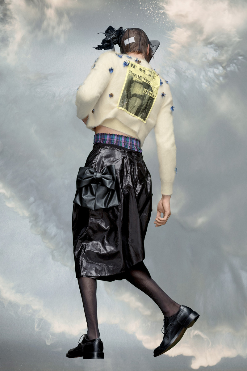 Maison Margiela Flower knit cardigan | REVERSIBLE