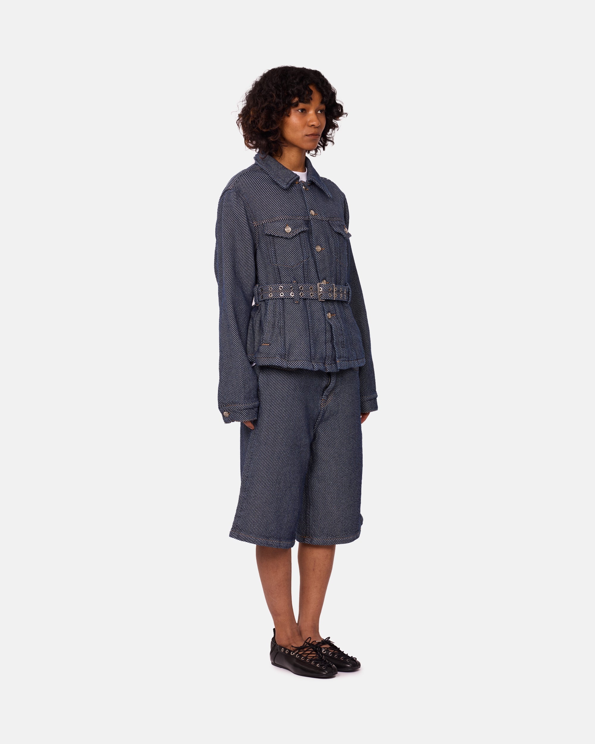 Heavy Twill Denim Short Jacket - 5