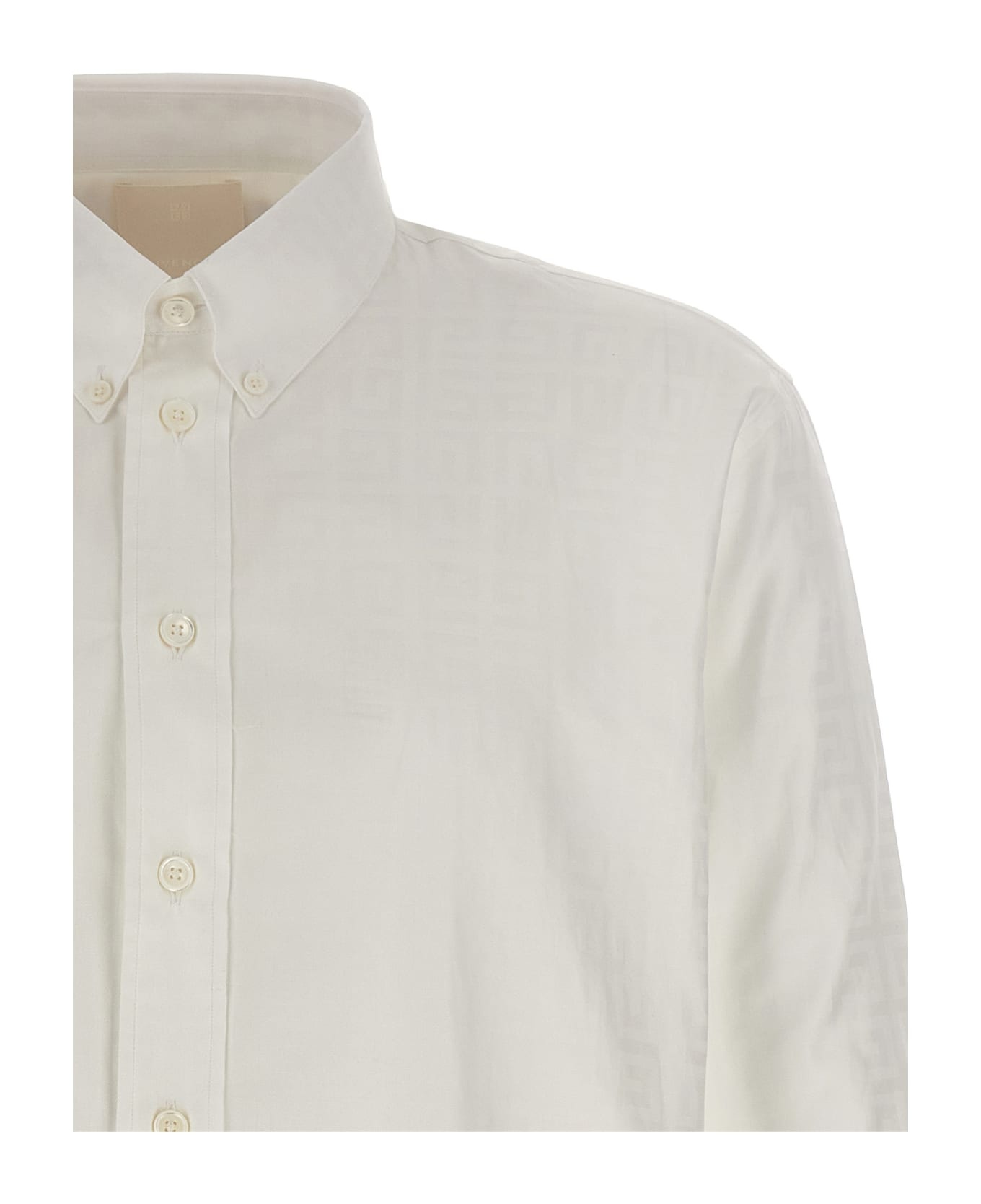Shirt In White Cotton - 3