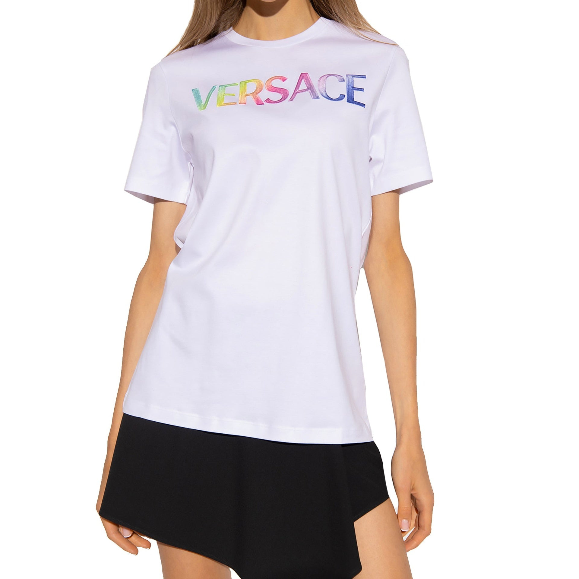 Versace Cotton Logo T-Shirt Women - 2