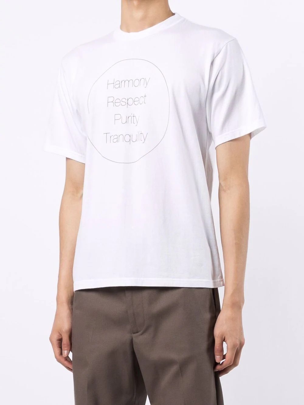 slogan-print short-sleeve T-shirt - 3