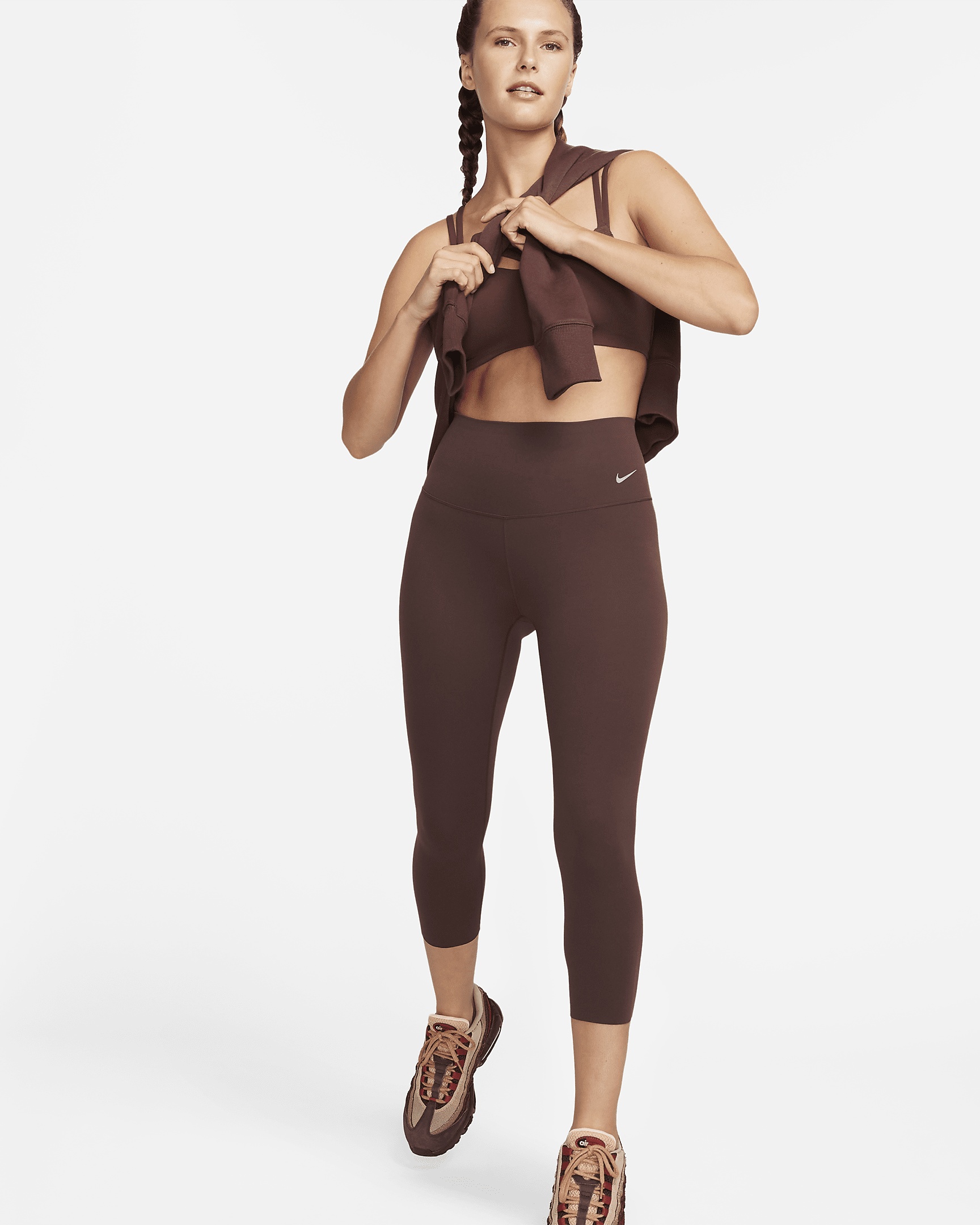 Nike Zenvy Women's Gentle-Support High-Waisted Cropped Leggings - 1