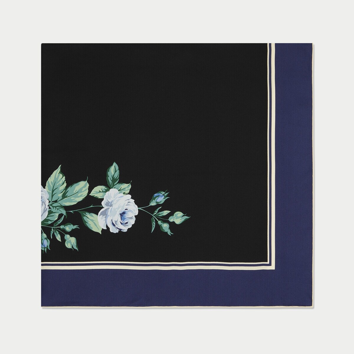 Gucci HA HA HA flower print silk scarf - 2
