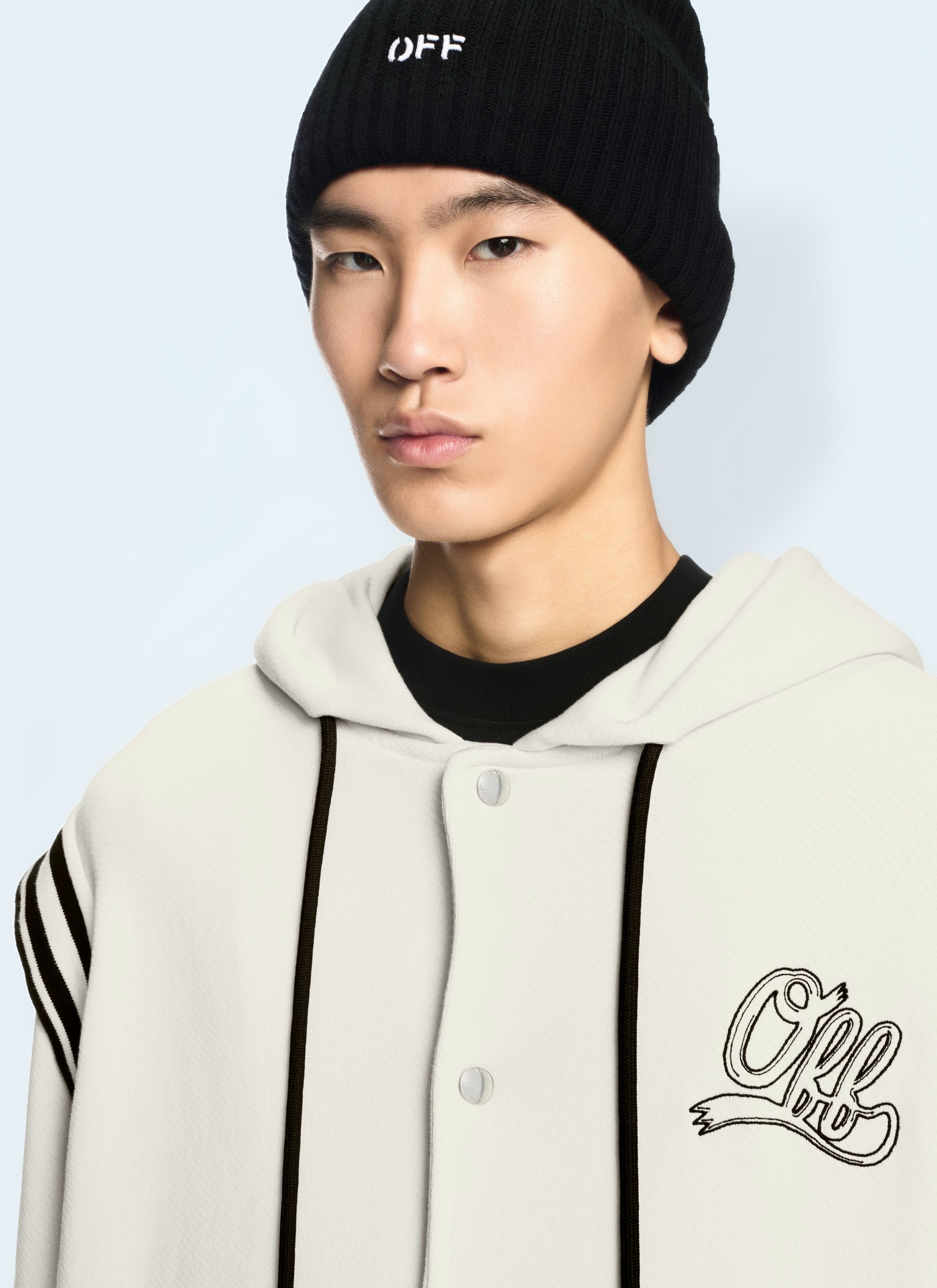 Fleece 00 Varsity Hooded Jacket - 3