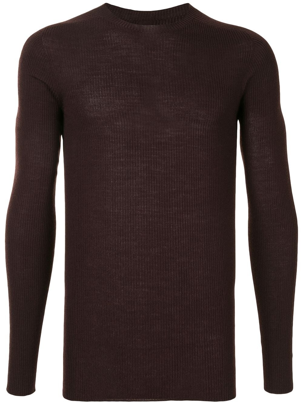 ribbed-knit wool jumper - 1