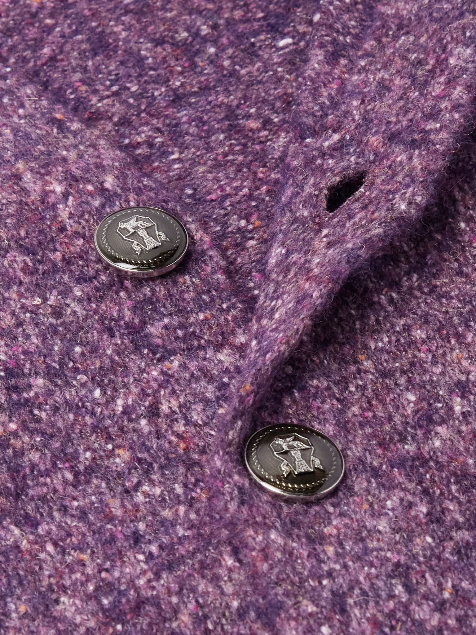 Knitted Cardigan Purple - 5