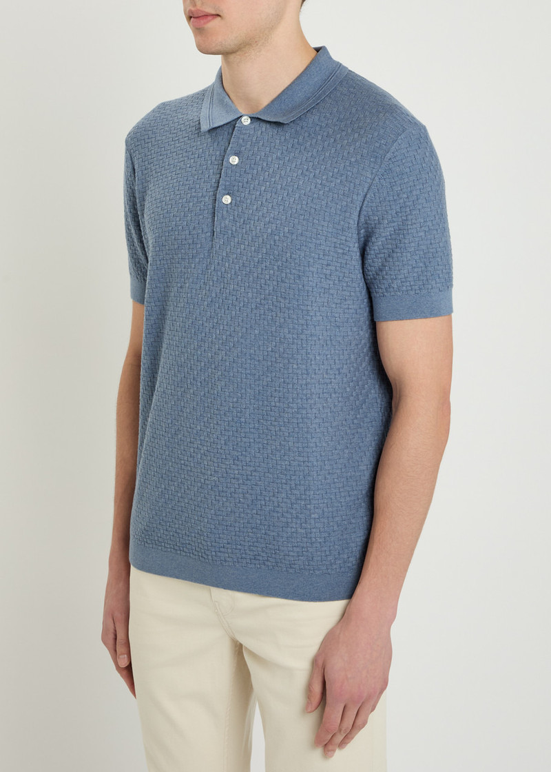 PAIGE Paige Kiko Cotton-blend Polo Shirt outlook