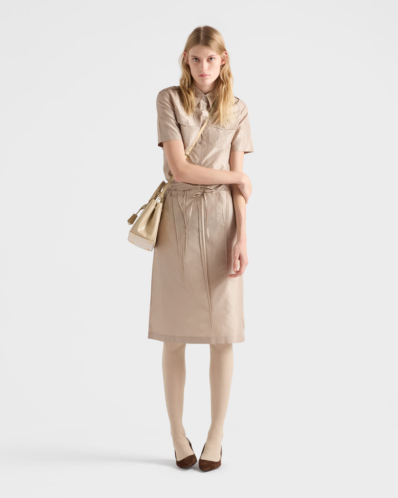 Prada Taffeta midi-skirt outlook