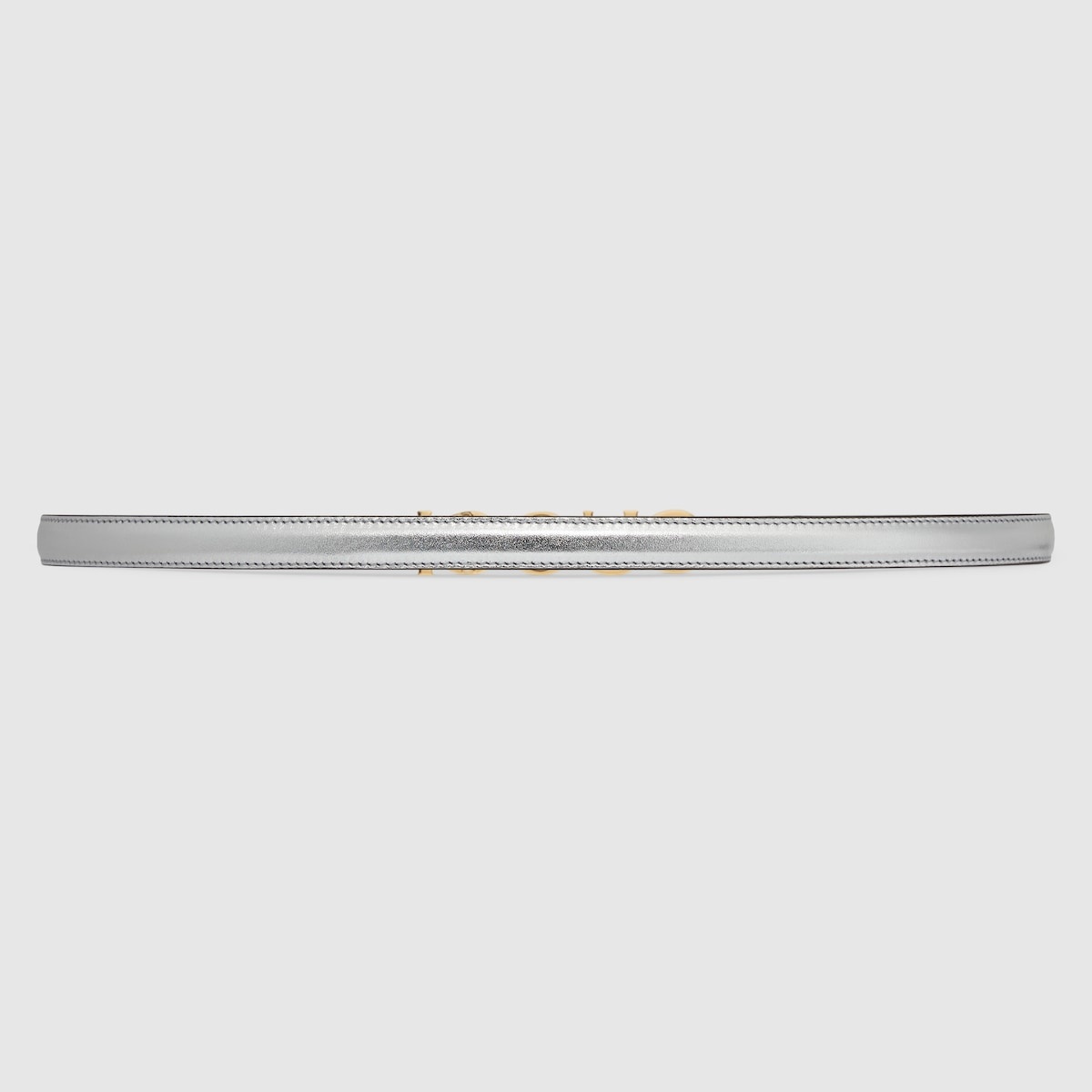 Gucci buckle thin belt - 4