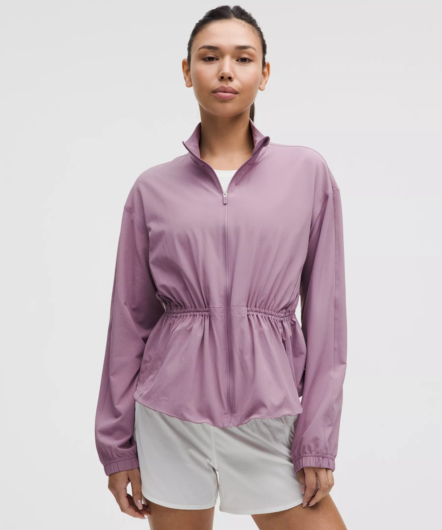UV-Protective Cinch-Waist Running Jacket - 1