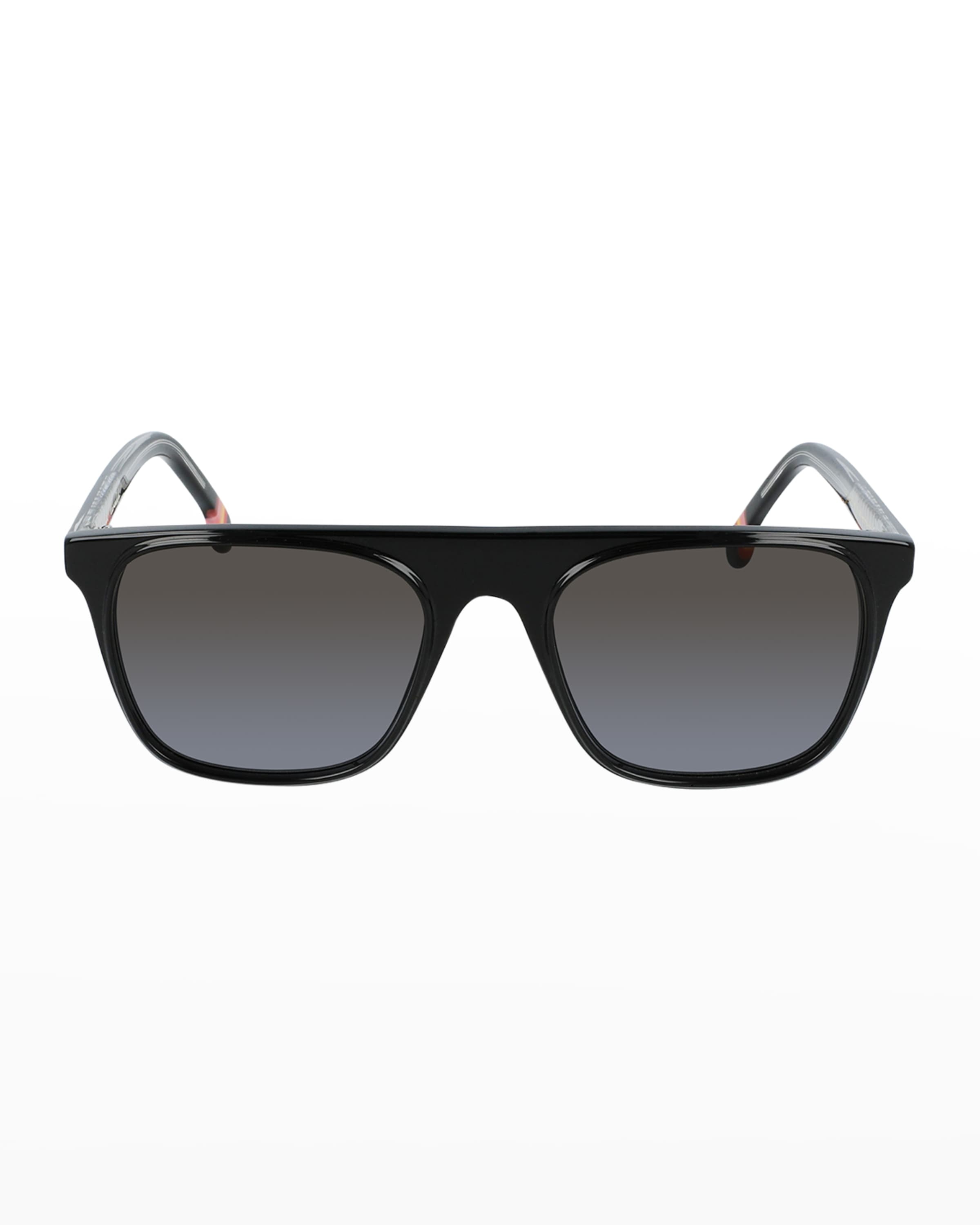 Men's Flat-Top Rectangle Sunglasses - 3