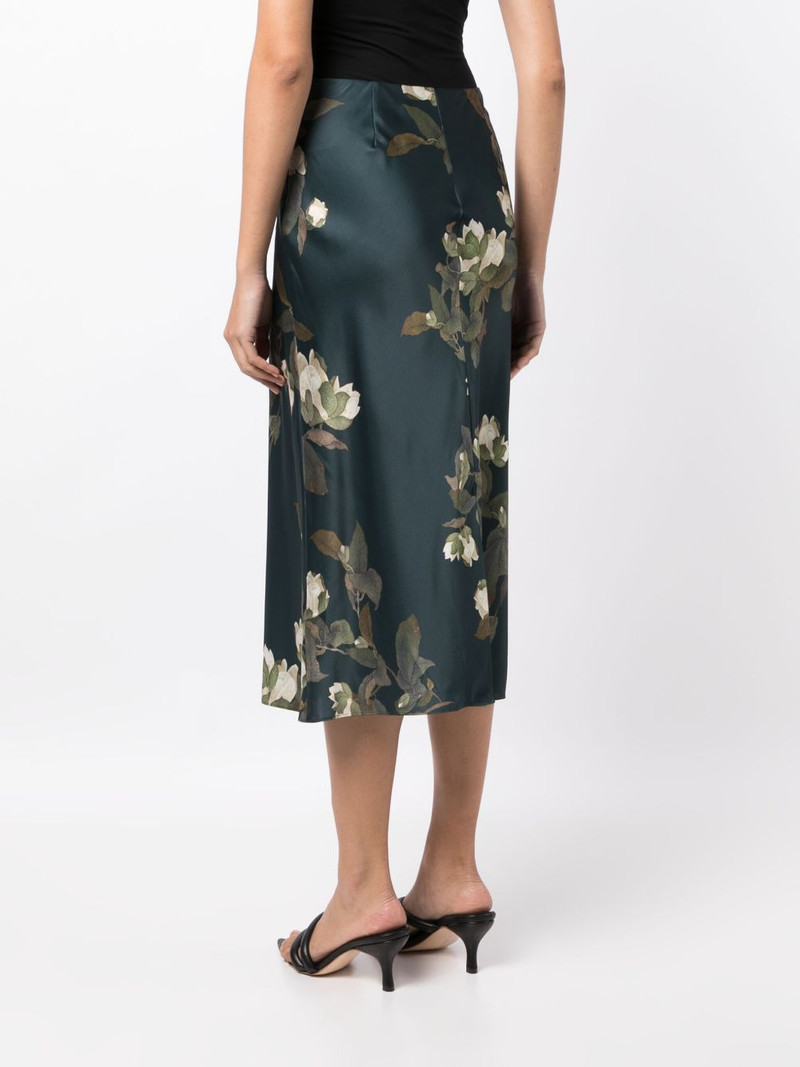 floral-print high-waisted midi skirt 4