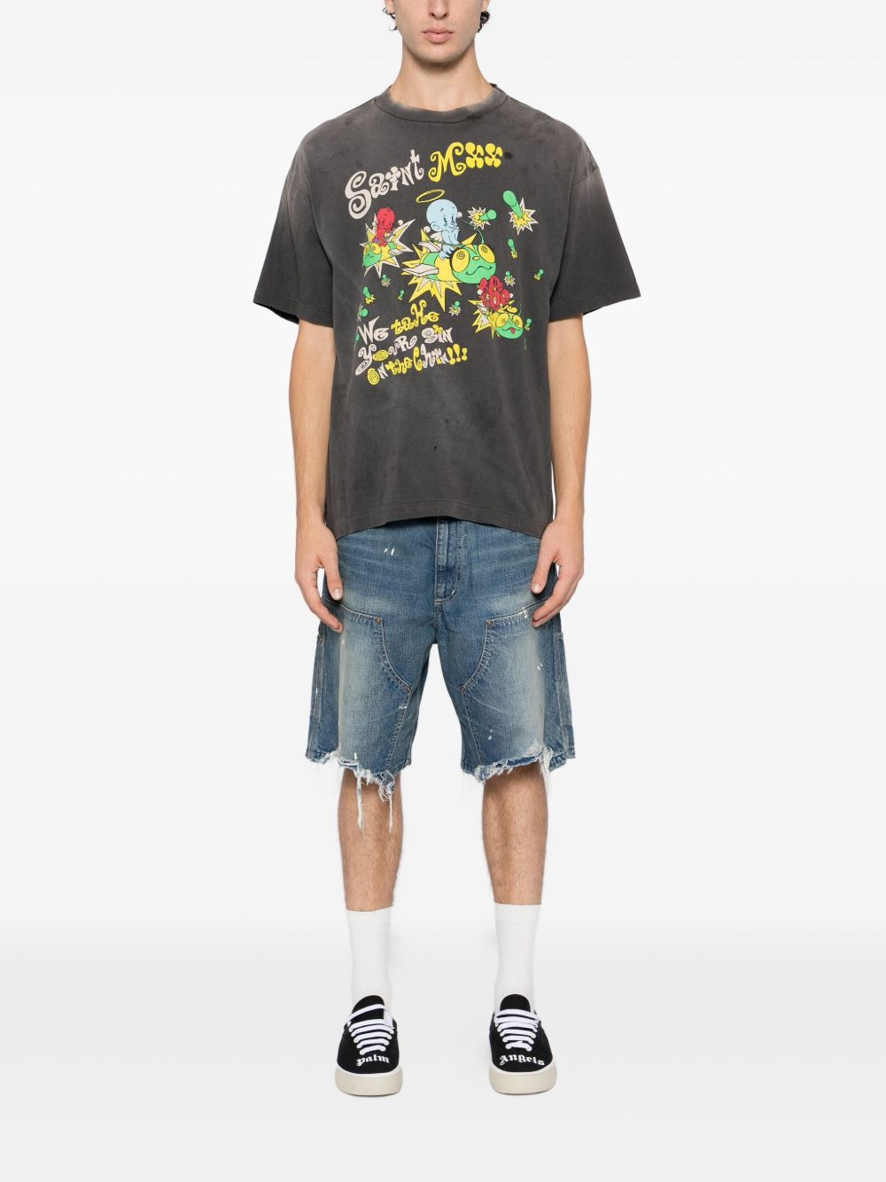 graphic-print T-shirt - 2