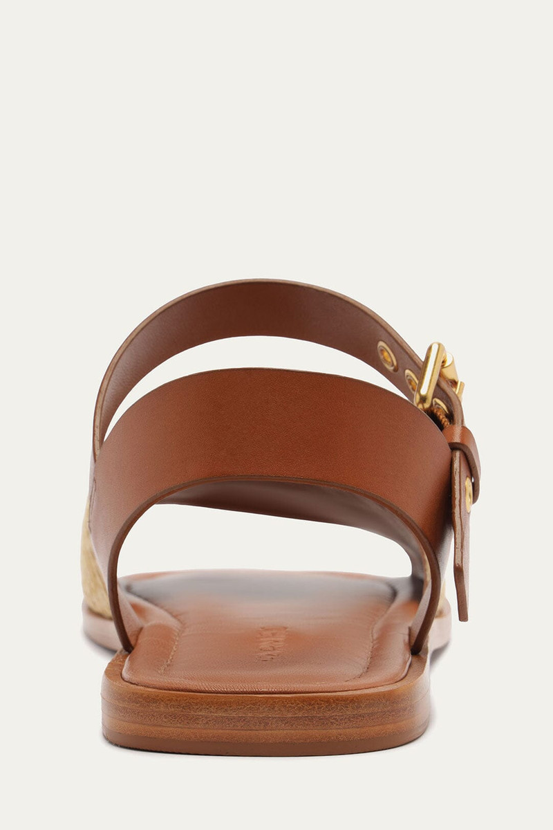 Raffia Flat Sandal 3