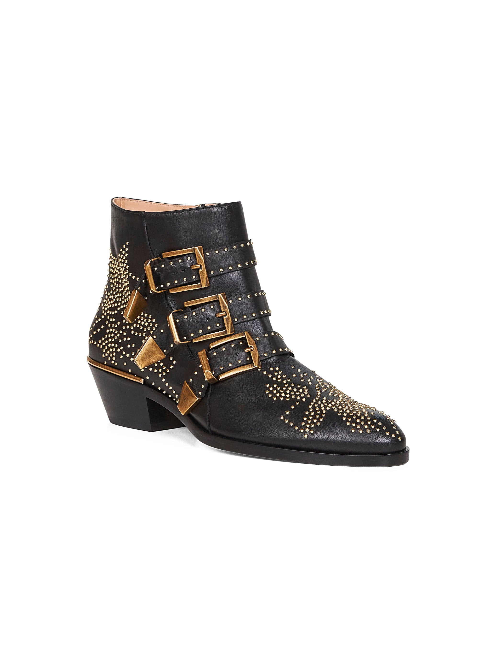 Black nappa leather Susanna ankle boots - 2