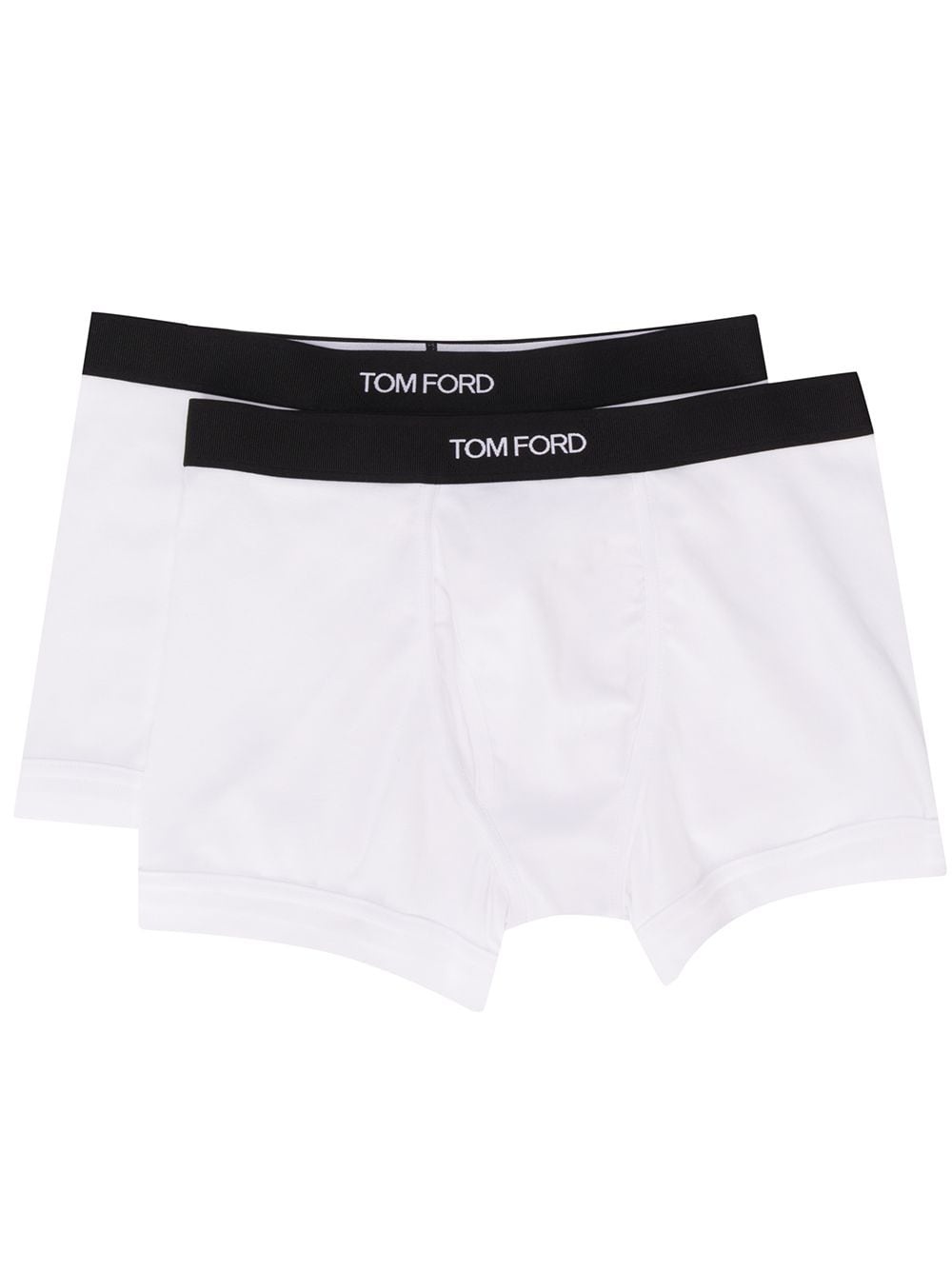 Set Of 2 Logo-Waistband Cotton Boxer Briefs - 1