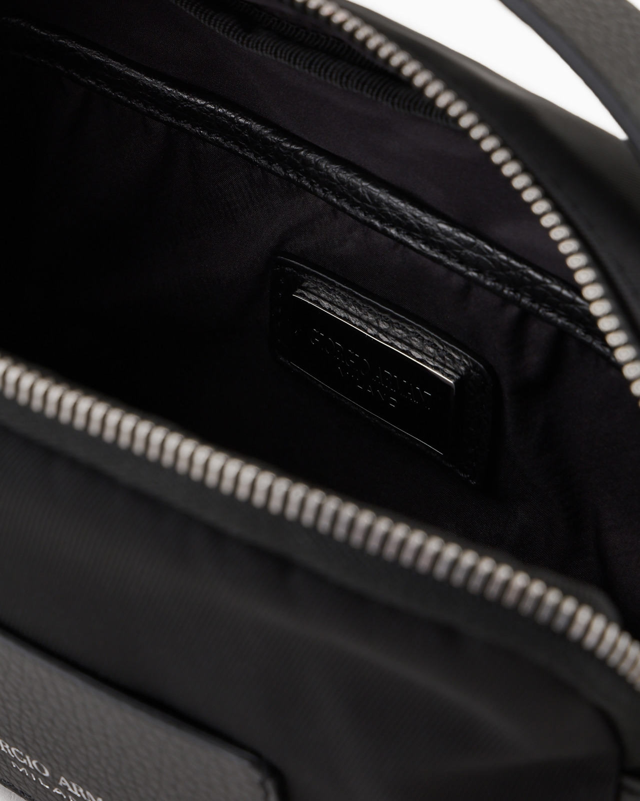 Mini crossbody bag in nylon and leather - 4