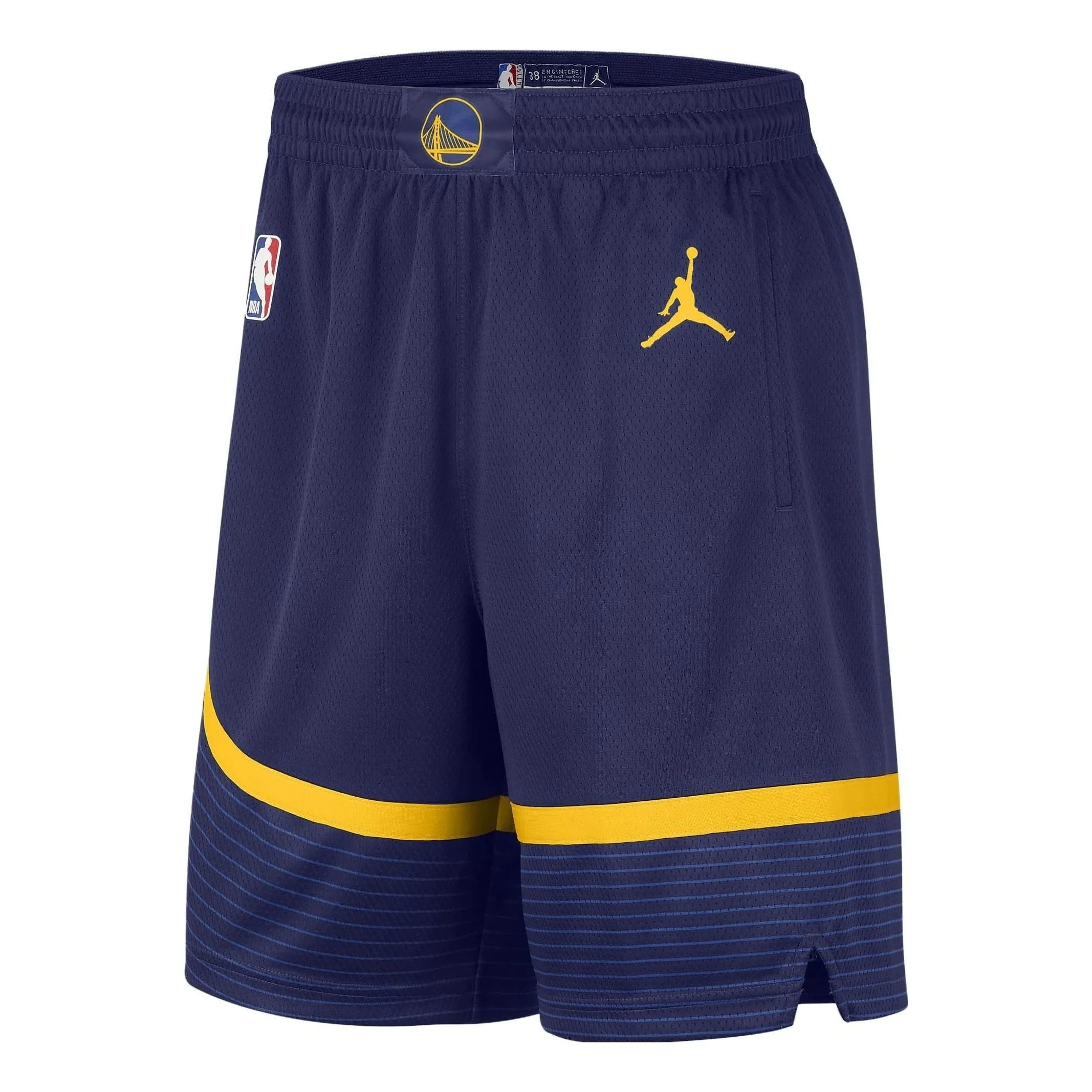 Air Jordan Golden State Warriors Statement Edition Shorts 'Blue' DO9430-421 - 1