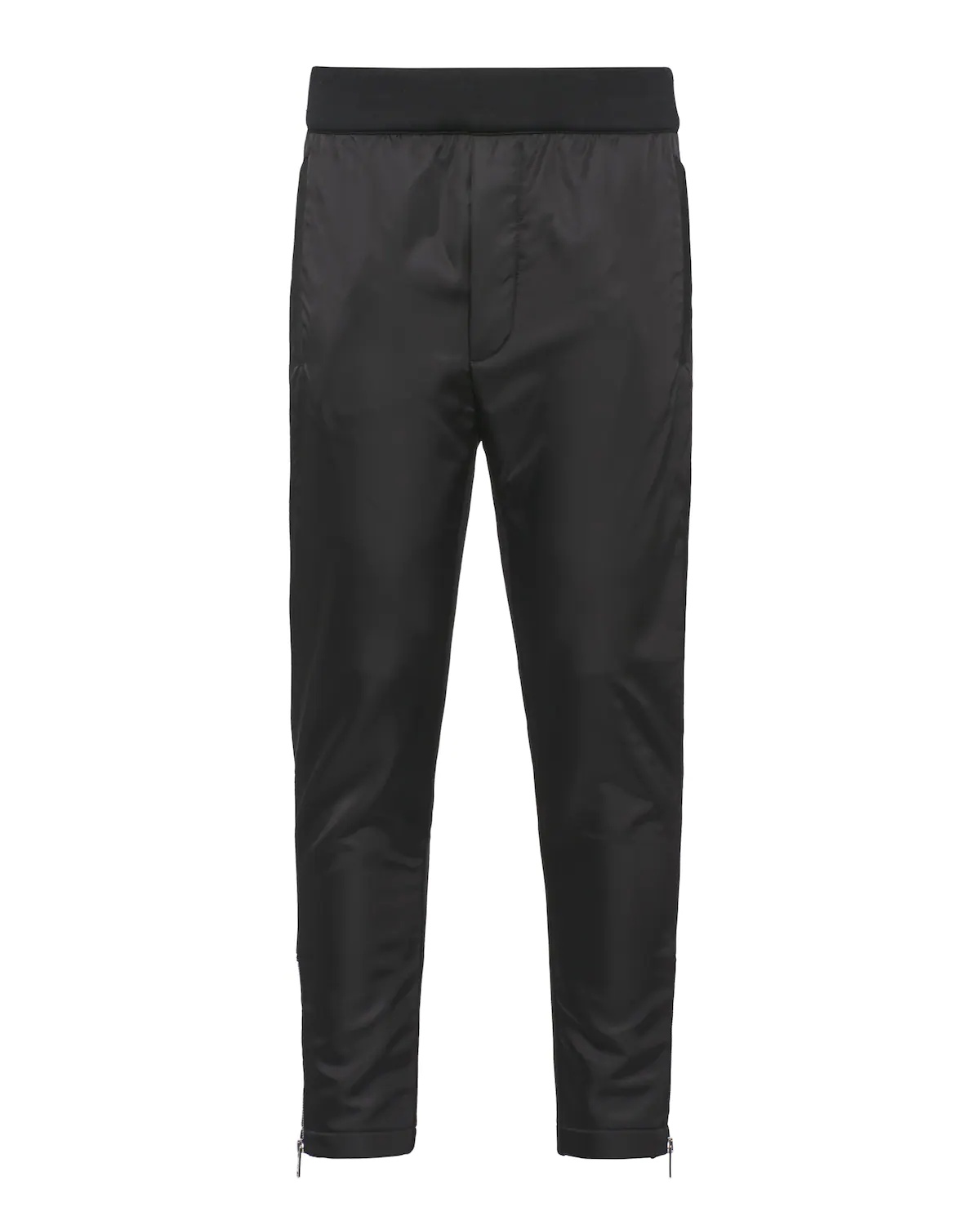 Technical cotton fleece and nylon gabardine joggers - 1