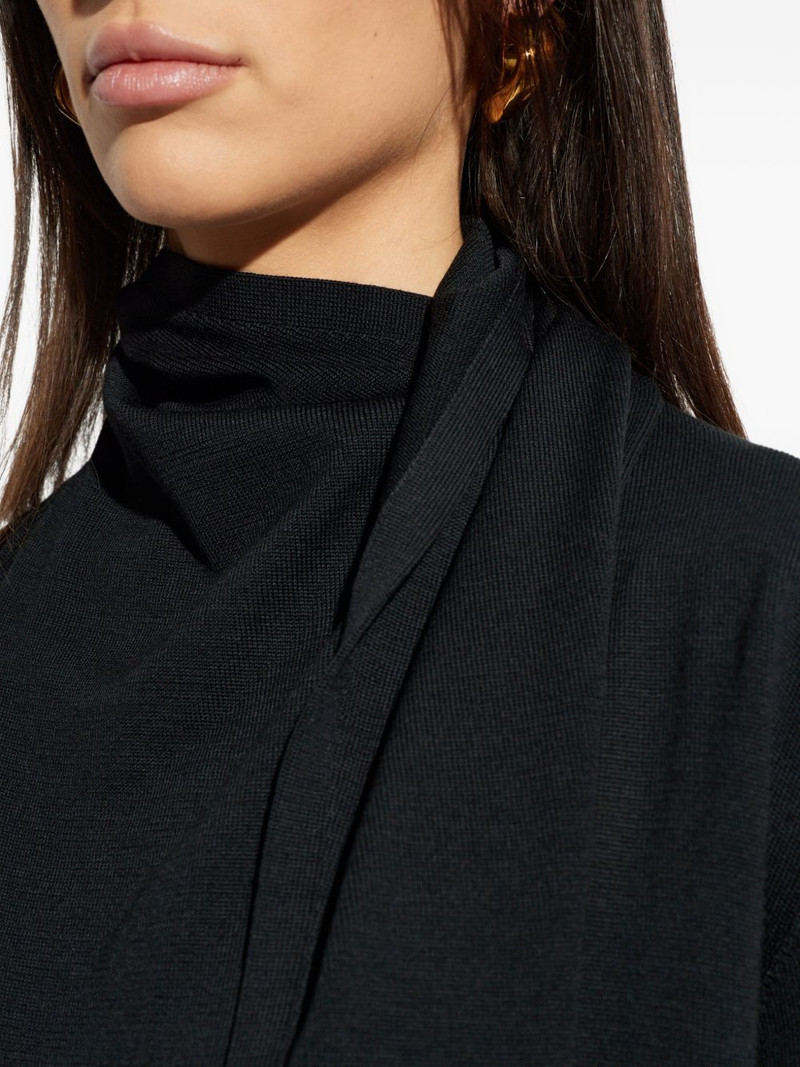 roll-neck draped sweater 5