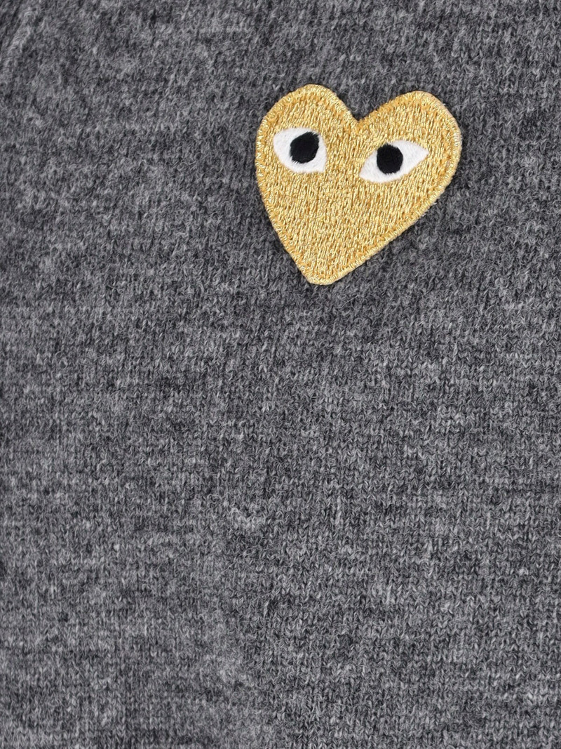 Comme des Garçons PLAY LOGO CARDIGAN outlook